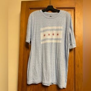 Rally House Chicago Flag - Light Blue T-Shirt NWOT size XL